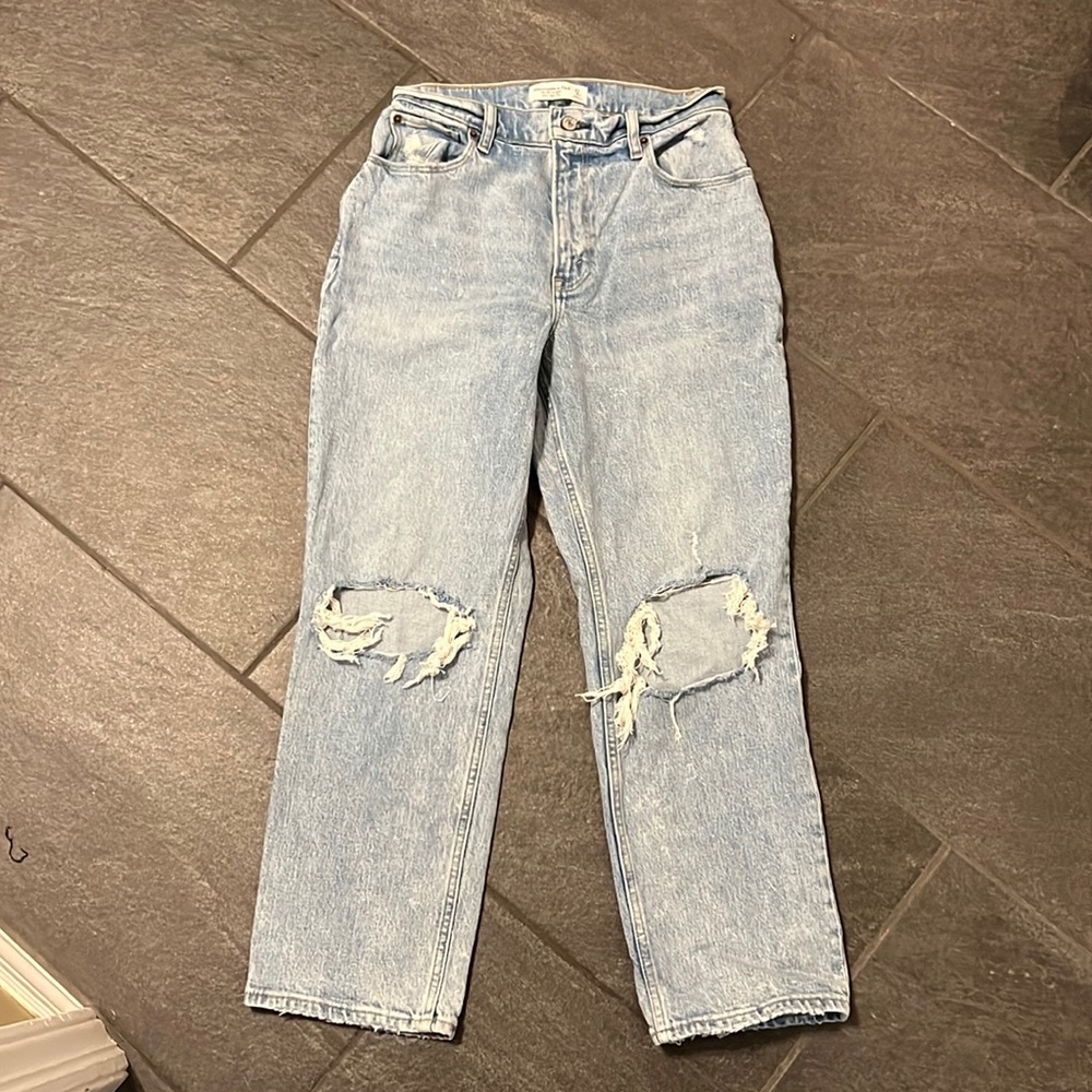 Abercrombie ‘90s straight ultra high rise